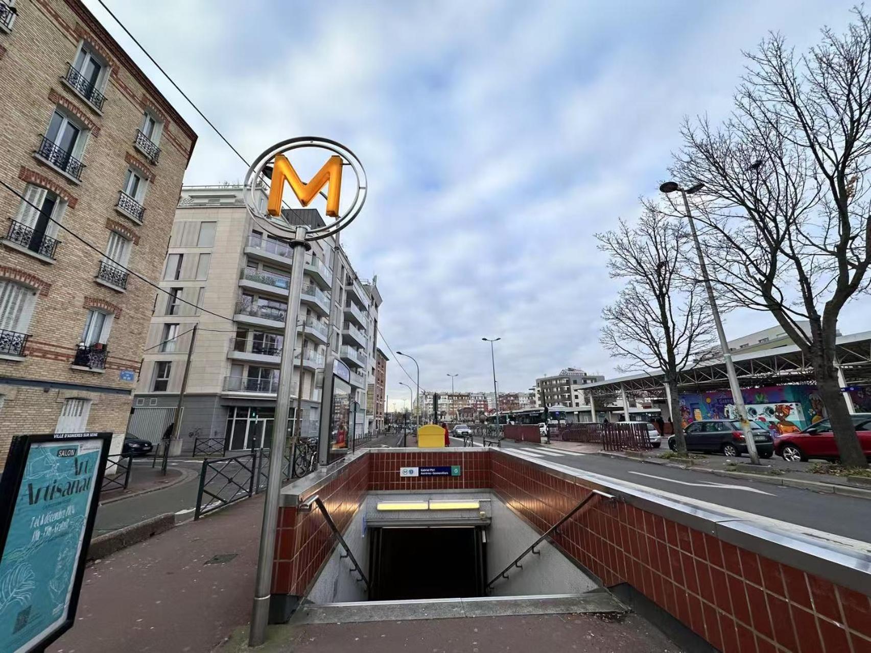 Apartment Metro-Paris Asnières Extérieur photo